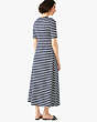 Striped Midi Dress, Rich Navy, Product