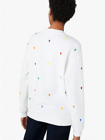 Rainbow Hearts Sweatshirt, bestickt, , rr_productgrid