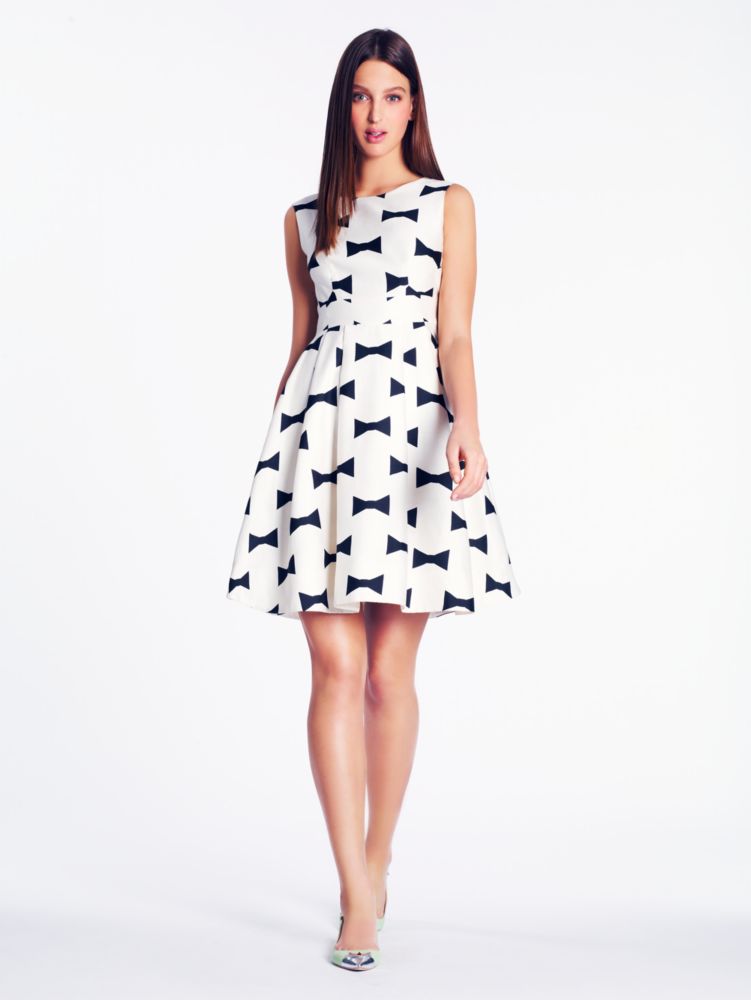 kate spade black and white dress