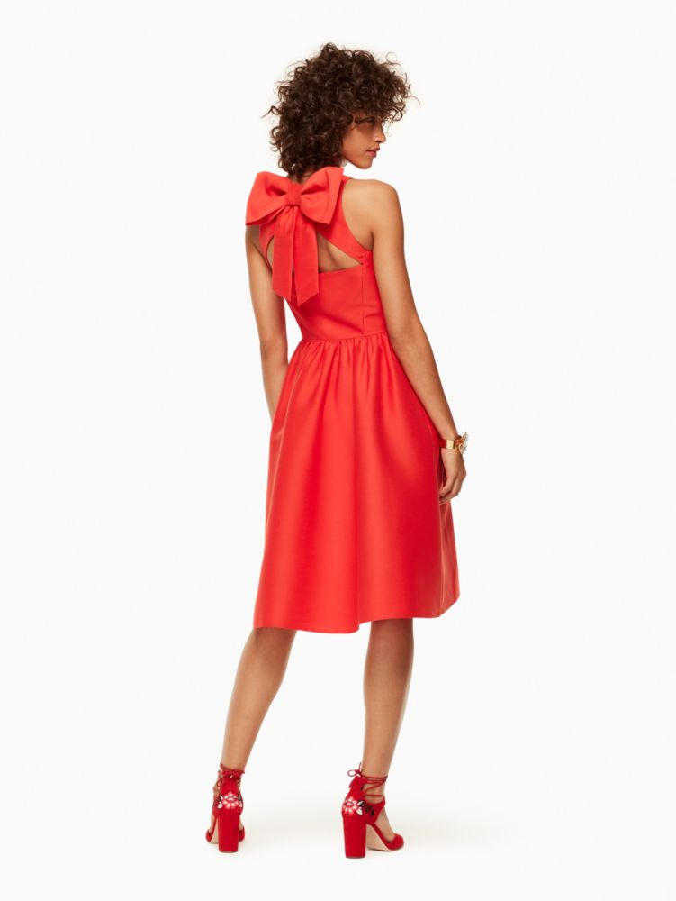 kate spade bow fit and flare dress