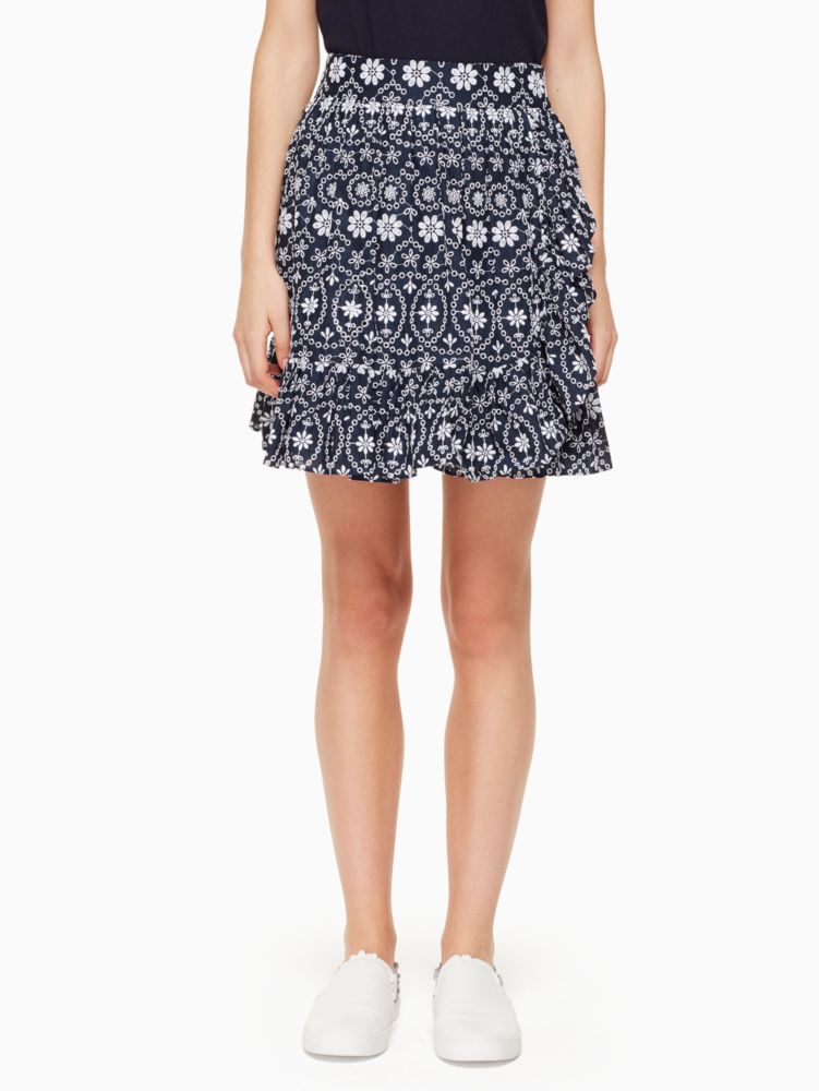kate spade eyelet wrap dress