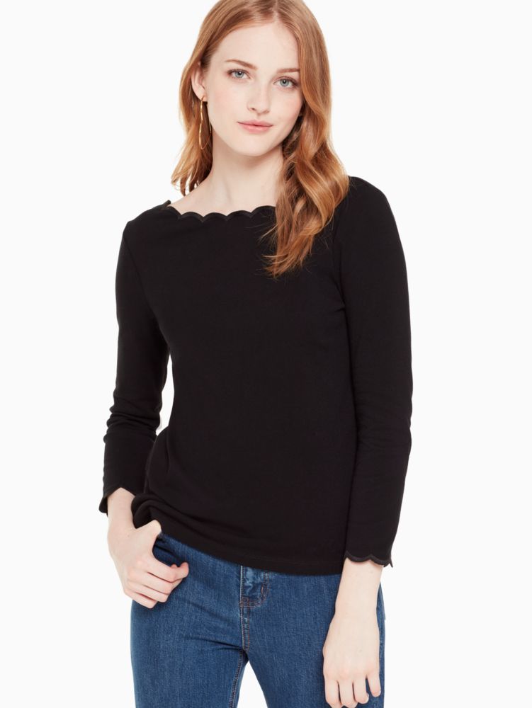 Scallop Knit Top | Kate Spade UK