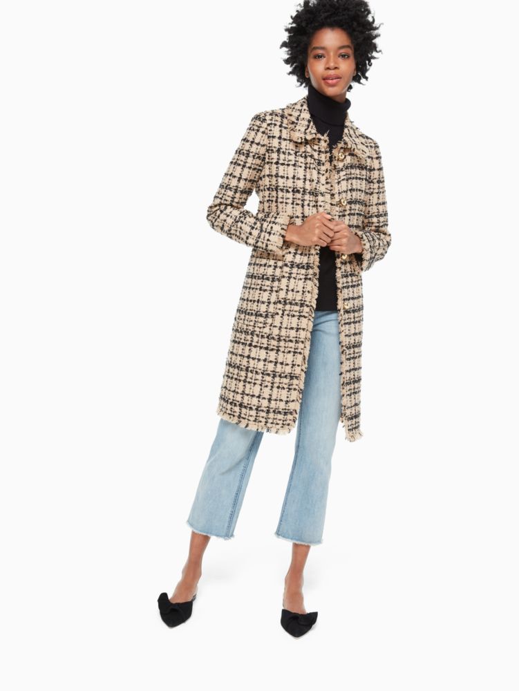 kate spade bicolor tweed dress