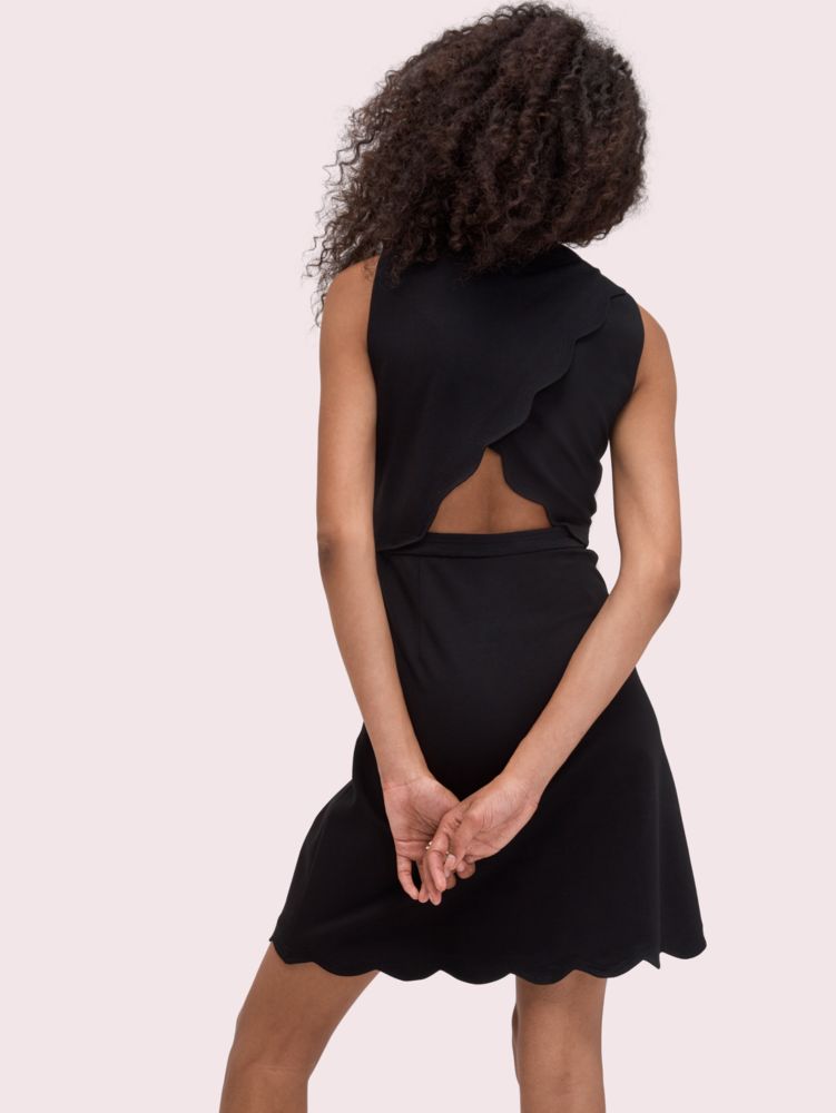 kate spade scallop ponte dress