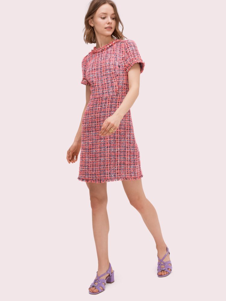 Women's perfect peony multi tweed dress | Kate Spade New York NL