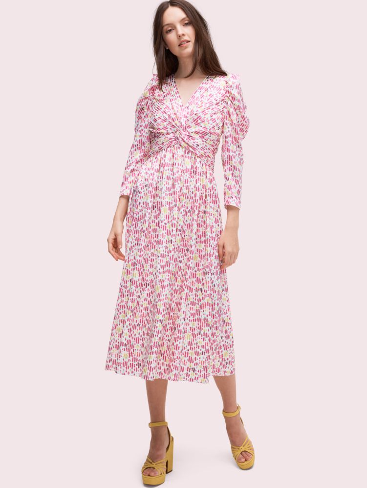 Women's french cream marker floral devore dress | Kate Spade New York  Belgium