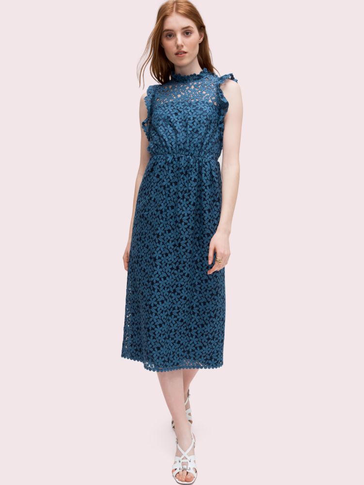 kate spade blue lace dress