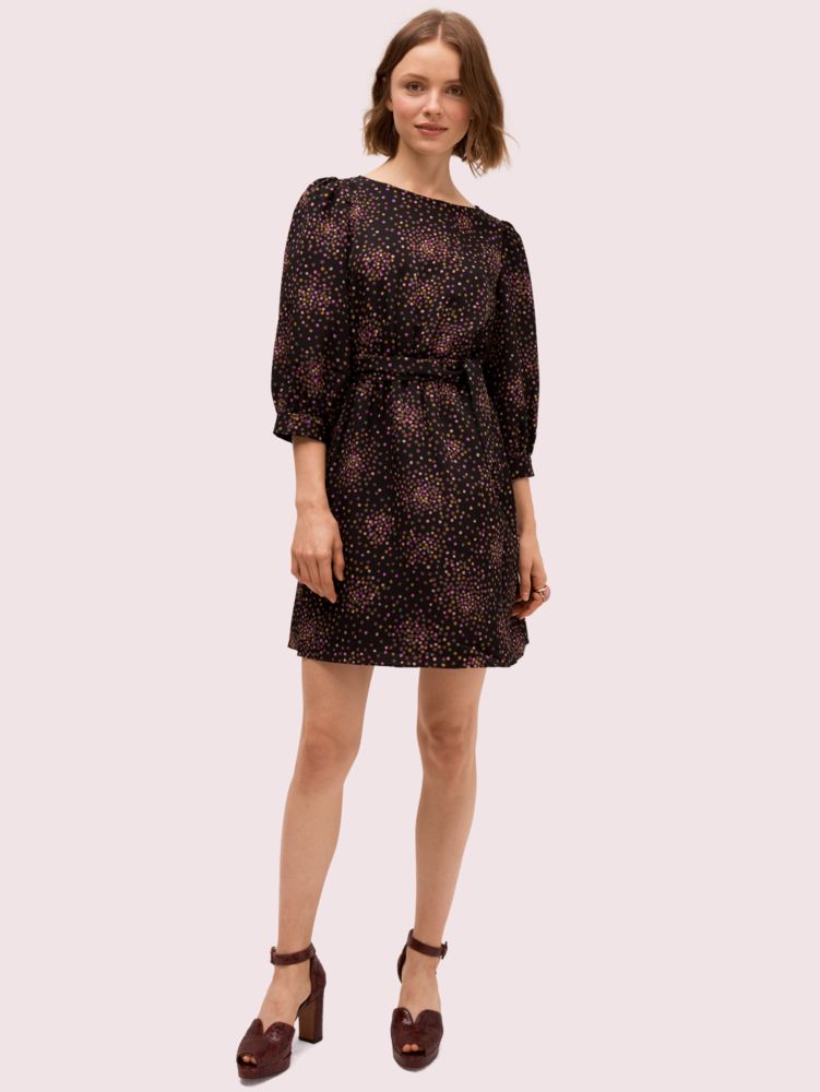 Disco Dots Dress, Black / Glitter, ProductTile