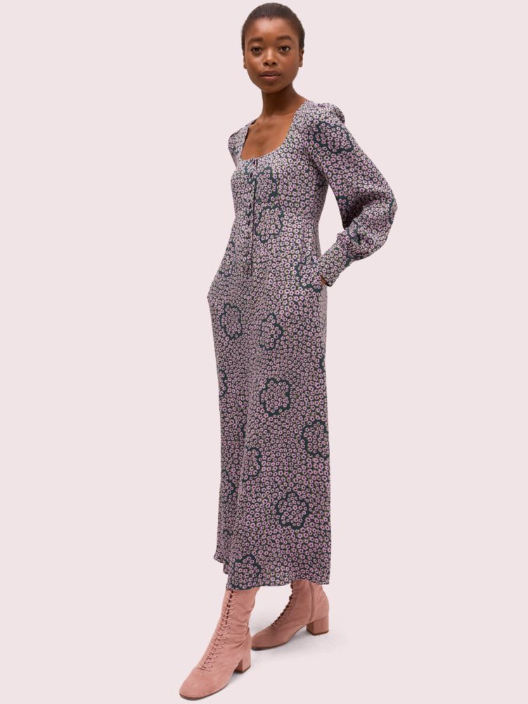 flora spade midi dress