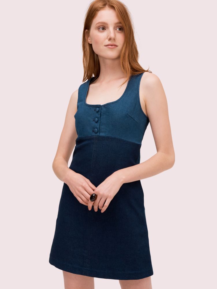 stretch pinafore dress