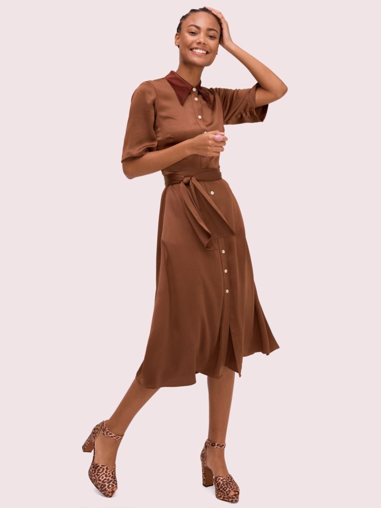 satin smock