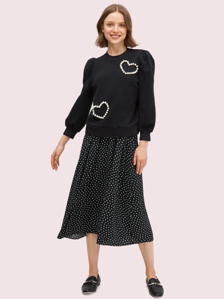 kate spade heart sweatshirt