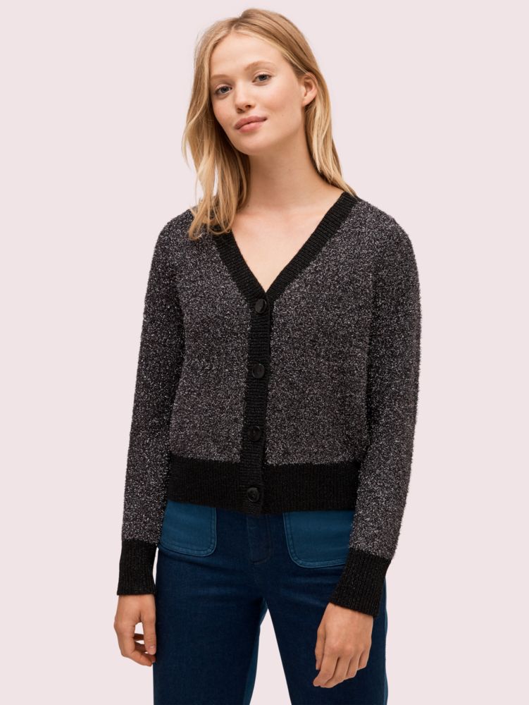 glitter cardigan sweater