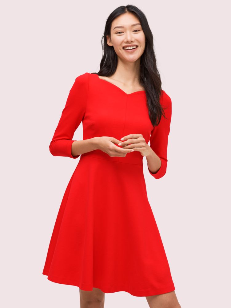 kate spade ponte fit and flare dress