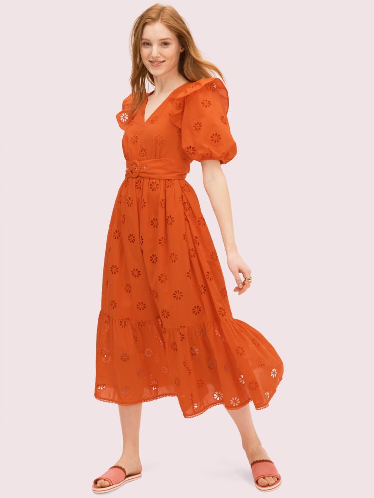 kate spade clover eyelet dress