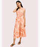 Falling Flower Jacquard Dress, Light Guava Juice, ProductTile