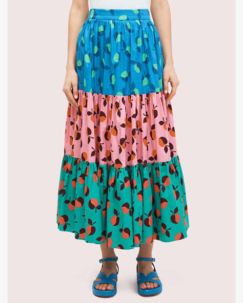 Colorblock Apple Skirt, Multi, ProductTile