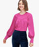 Solid Jacquard Top, Magenta Crush, ProductTile