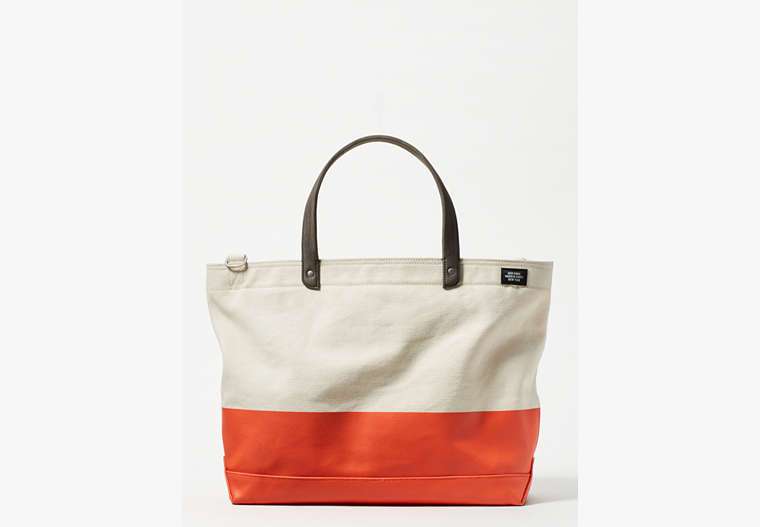 Jack Spade Dipped Industrial Canvas Coal Bag, LIGHT FAWN, Product