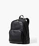 Jack Spade Pebbled Leather Backpack, Black, ProductTile