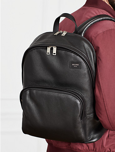 pebbled leather backpack, , rr_productgrid