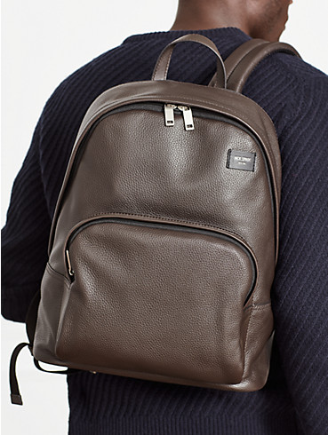 pebbled leather backpack, , rr_productgrid