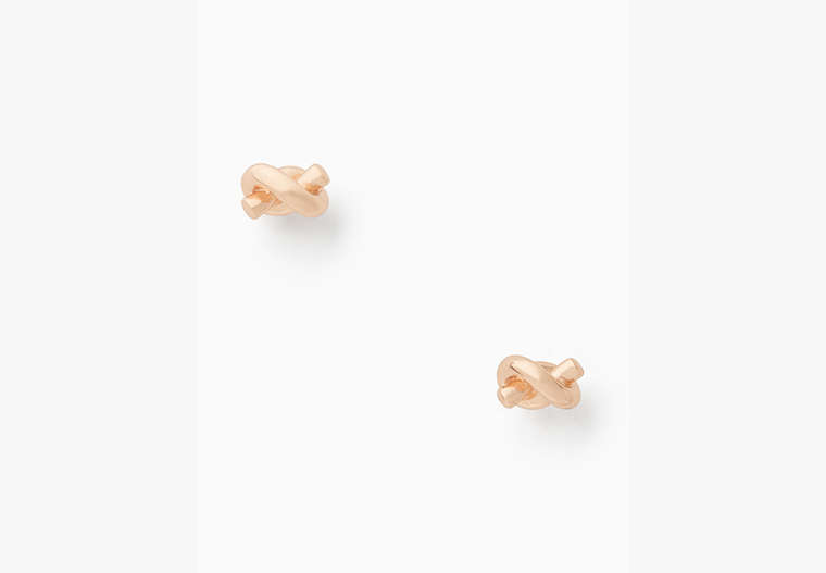 Sailor's Knot Studs, Rose Gold, Product image number 0