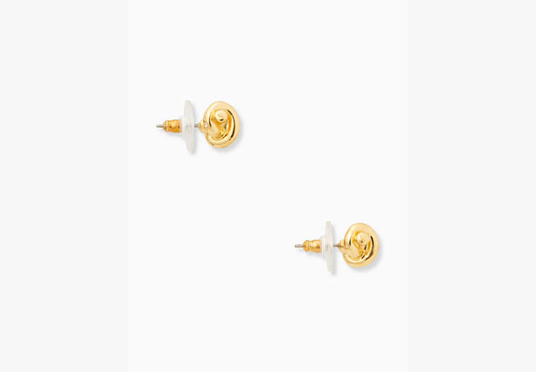 Sailor's Knot Studs, Gold, Product