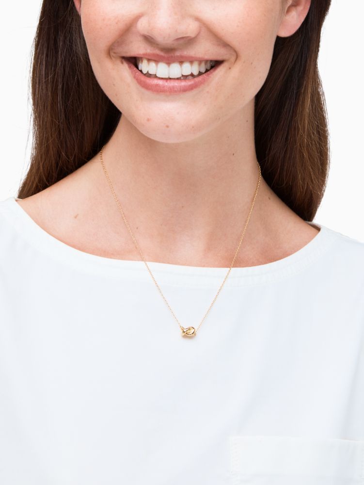 Sailor's Knot Mini Pendant Necklace | Kate Spade Surprise