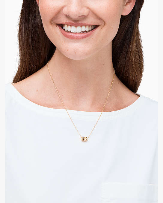 Sailor's Knot Mini Pendant Necklace | Kate Spade Surprise