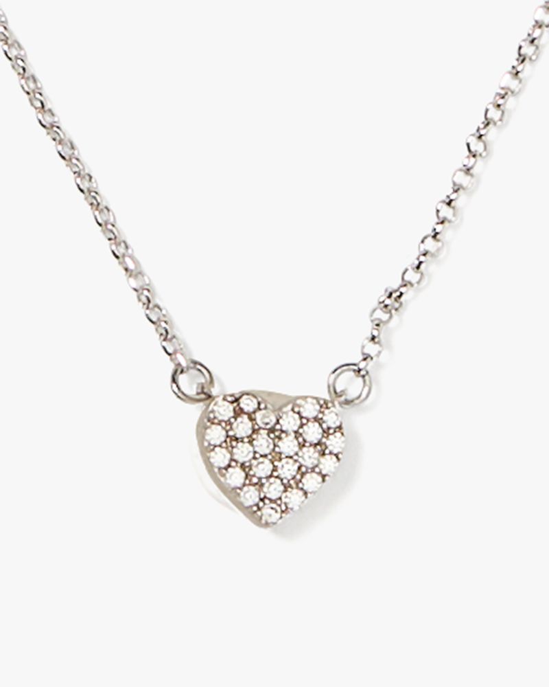 Kate Spade Yours Truly Halskette Mit Pavé-Herz-Mini-Anhänger