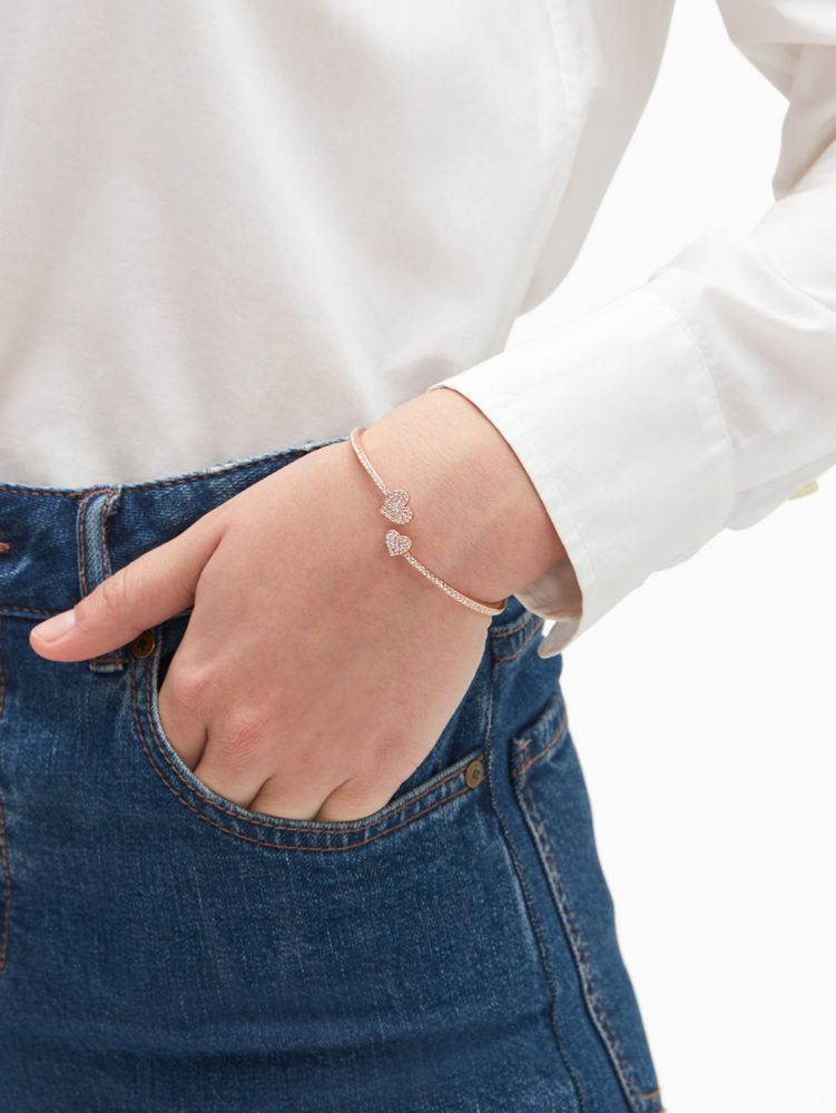 Yours Truly Pave Open Hinge Cuff | Kate Spade Surprise