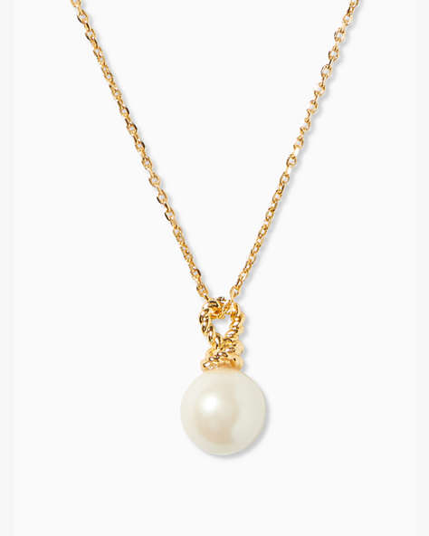 Sailor's Knot Drop Pendant Necklace, Cream Multi, ProductTile