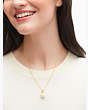 Sailor's Knot Drop Pendant Necklace, Cream Multi, Product