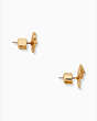 In A Flutter Studs, Clear/Gold, Product