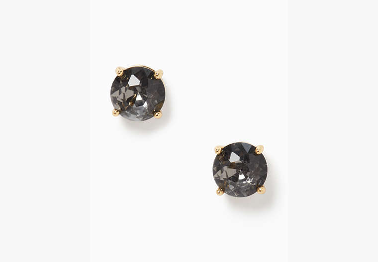 Kate Spade,gumdrops studs,earrings,Black/Diamond image number 0