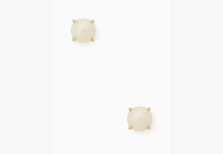 Pearl Gumdrop Studs, Cream, Product image number 0