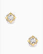 Lady Marmalade Studs, Clear/Gold, Product