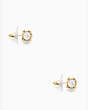 Lady Marmalade Studs, Clear/Gold, Product