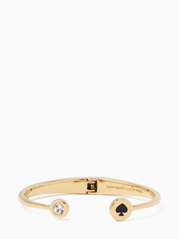 Yours Truly Pave Open Hinge Cuff | Kate Spade Outlet