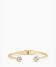 Lady Marmalade Open Cuff, Clear/Gold, ProductTile