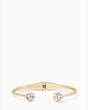 Lady Marmalade Open Cuff, Clear/Gold, Product