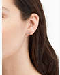 Ready Set Bow Pave Bow Studs, Clear/Silver, Product