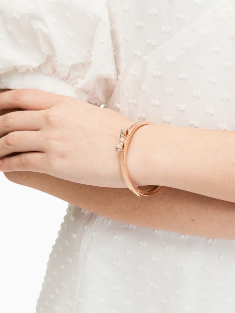 Ready Set Bow Pave Bow Bangle | Kate Spade Surprise