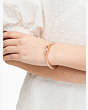 Ready Set Bow Pave Bow Bangle, Clear/Rose Gold, Product