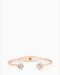 Lady Marmalade Open Cuff, Clear/Rose Gold, Product