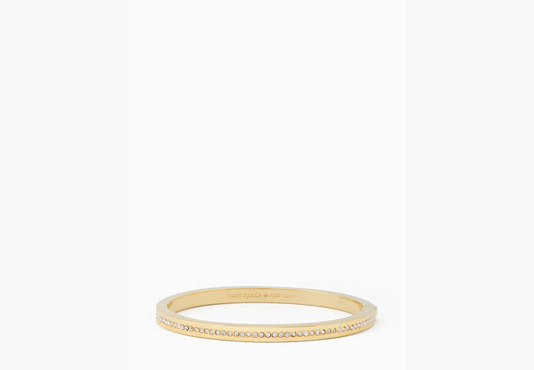 Ring It Up Pave Bangle, Clear/Gold, Product