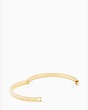 Ring It Up Pave Bangle, Clear/Gold, Product