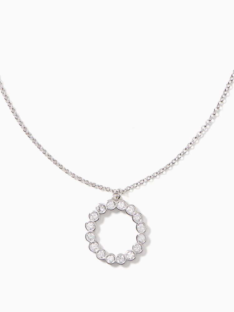 Full Circle Mini Pendant Necklace | Kate Spade Outlet
