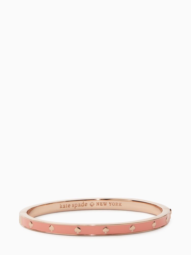 spot the spade enamel hinged bangle | Kate Spade New York